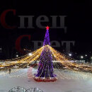 Световая гирлянда "Звездное Небо" d=20м IP44 10м 250 нитей белый теплый