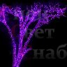 Гирлянда новогодняя Клип-лайт "Спайдер-Супер" 5х30 м Фиолетовый