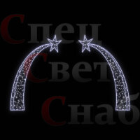 Световая декоративная композиция Врата "Две Кометы"