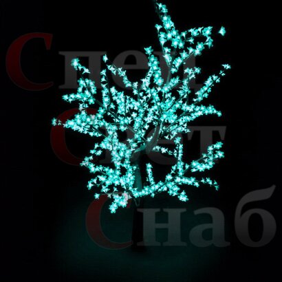 Светодиодная сакура бирюза 1,5 м